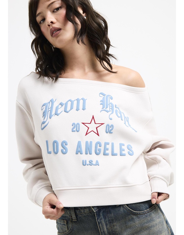 Neon Hart - Corsica Off Shoulder Long Sleeve Top