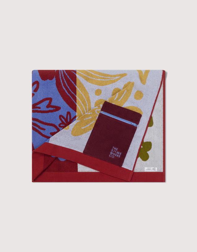 The Somewhere Co - Flor Del Sol Premium Cotton Beach Towel