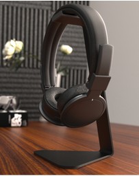 iWorld - Kanto H1 Universal Desktop Headphone Stand, Black