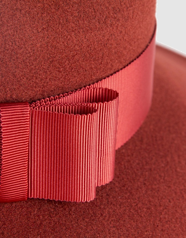 Max Alexander - Wide Brim Rust Winter Hat