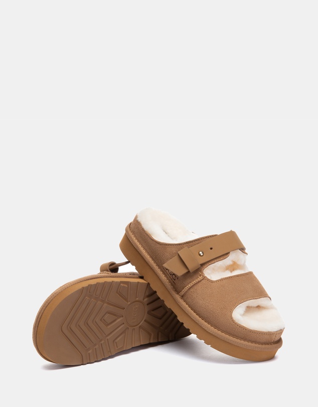 EVERAU - Australian Shepherd Ugg Clava Cow Suede Upper Loafer Oxfords Flats