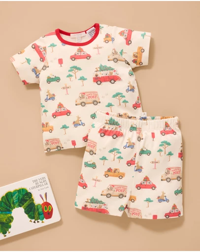 Purebaby - Short PJ Set-Kids-Babies