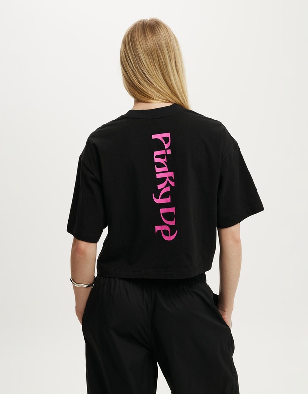 Cotton On - Lcn Cropped Boxy Graphic Tee