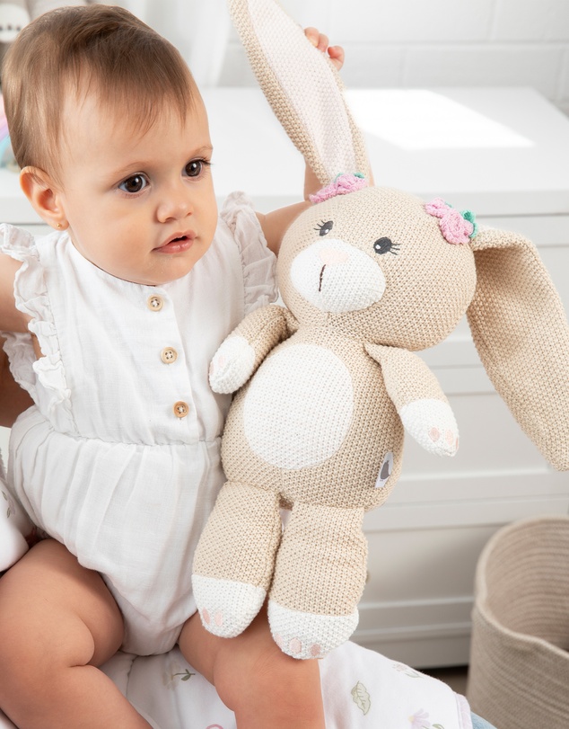 Living Textiles - Knitted Toy - Amelia the Bunny