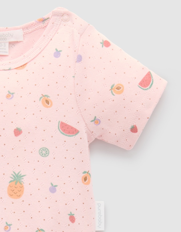 Purebaby - Pointelle Bodysuit -Kids-Babies