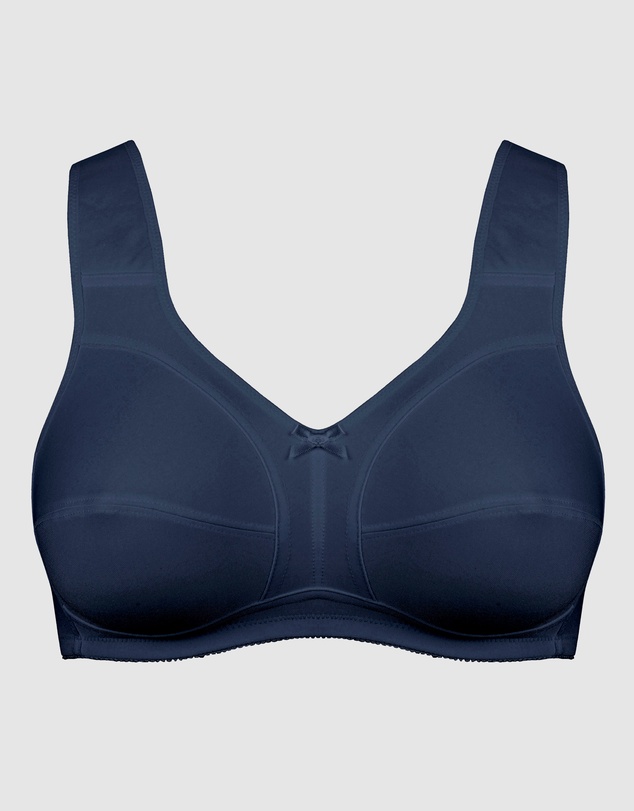 Naturana - Cotton Blend Full Coverage Wide Strap Bra