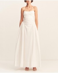 Shona Joy - Morton Strapless Panelled Maxi Dress