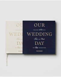 Printworks - Printworks Wedding Guest Book-Dark Blue