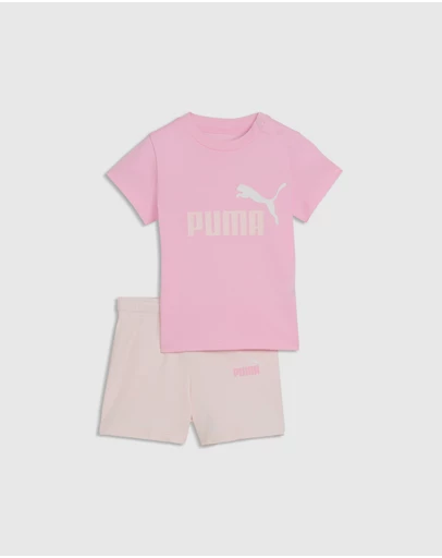 Puma - Minicats Essentials Tee and Shorts Set - Unisex