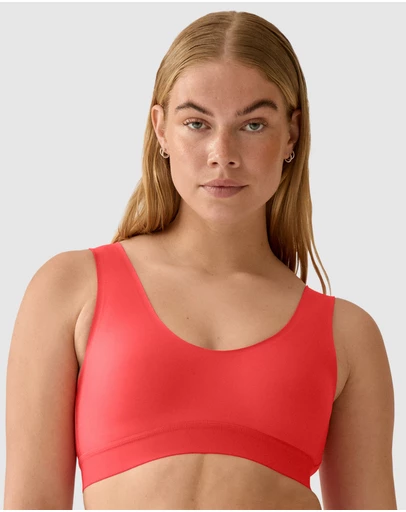 Naturana - Back & Side Smoothing Wirefree Crop Top Bra
