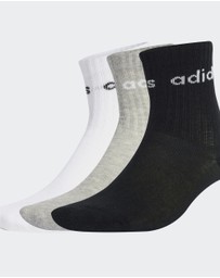 adidas Performance - Linear Kids Crew 3 Pairs Per Pack Socks