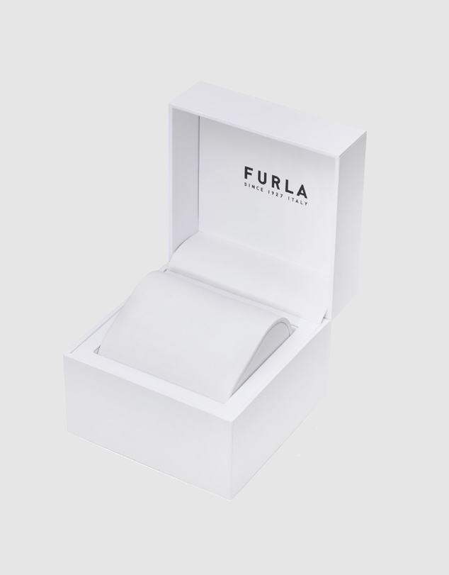 Furla - Heritage Furla 32mm Green Dial with Crystal Ring and Two-Tone Bracelet Watch