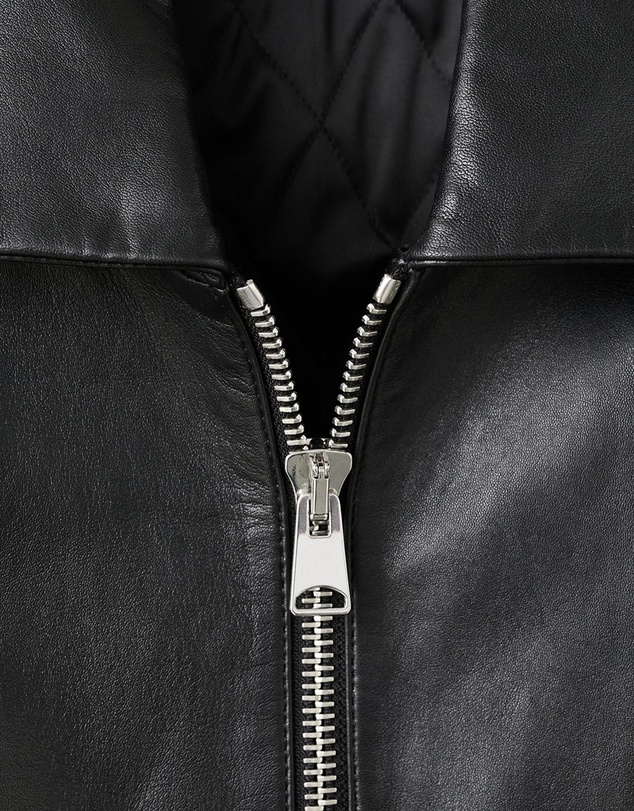 M.N.G - Leather Bomber Jacket