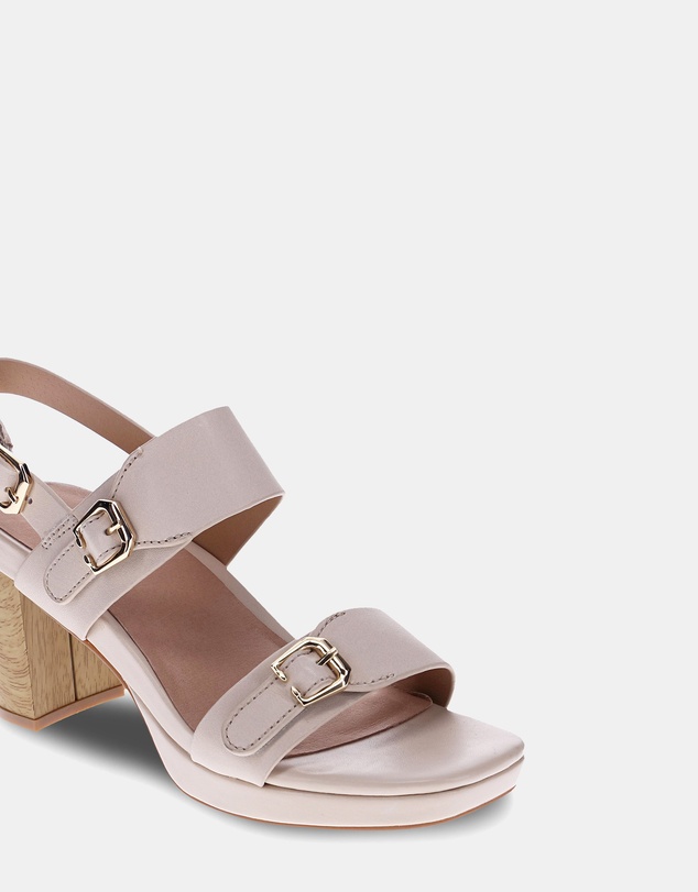 Mia Vita - Tara Heeled Sandal - Beige