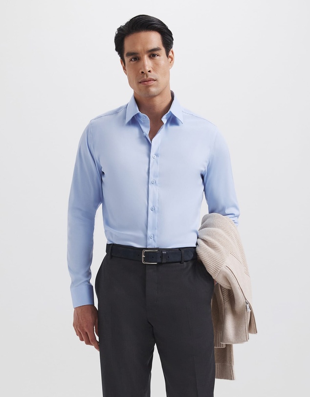 SABA - Stretch Poplin Slim Shirt