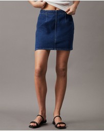 Calvin Klein Jeans - Denim A-line Mini Skirt