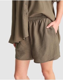 Decjuba - D-Luxe Textured Shorts