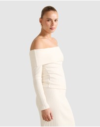 Forever New - Maribella Rib Bardot Top