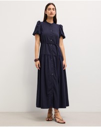 The Fated - Dakota Midi Shirt Dress
