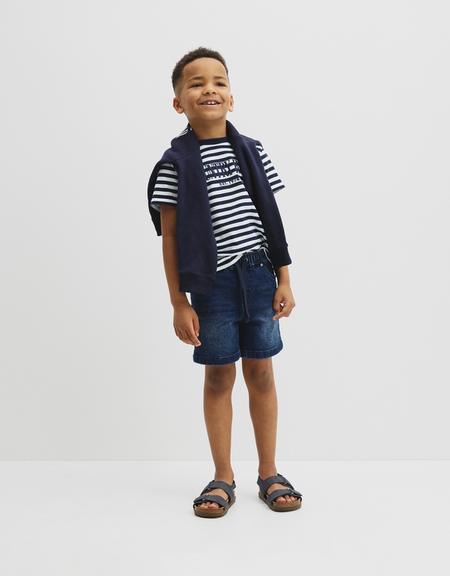 Country Road - Pull On Denim Straight Pant