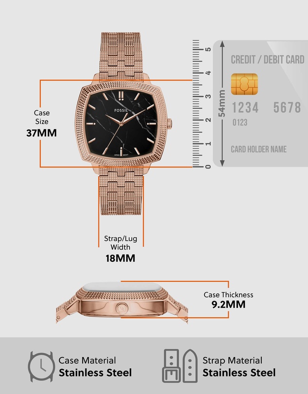 Fossil - Machine Luxe Rose Gold Analogue Watch