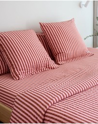 Mosey Me - Sundae Seersucker Euro Pillowcase Set
