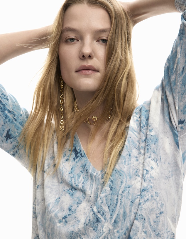 Desigual - Fine collage sweater