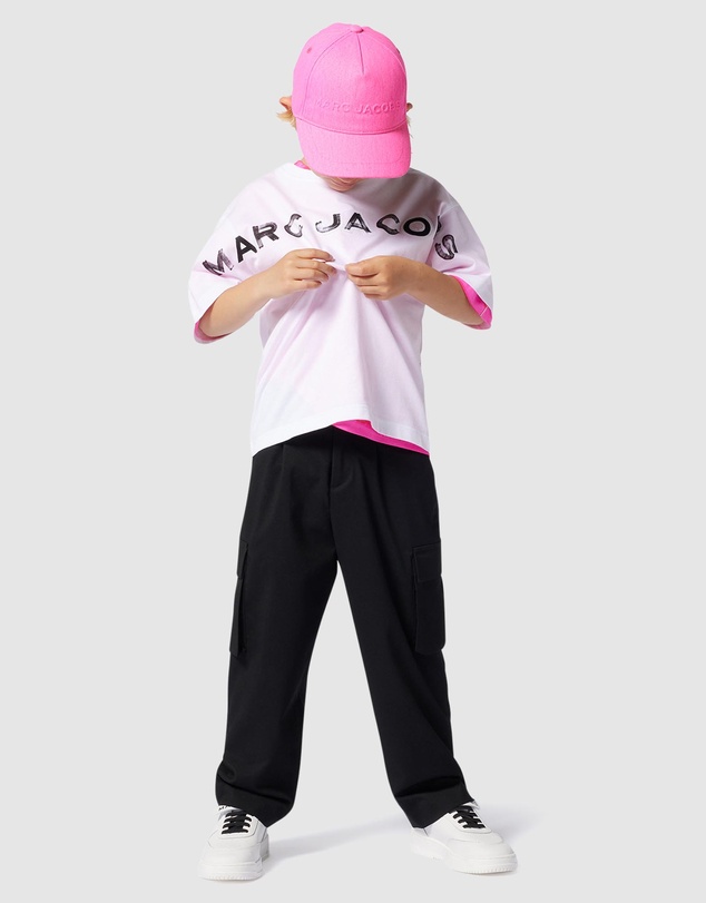 Marc Jacobs - Monochrome Logo Short Sleeve T-Shirt - Kids-Teens