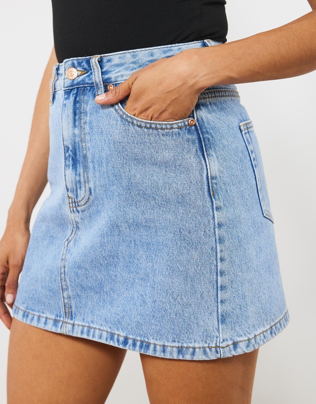 Atmos&Here - Rina Denim Mini Skirt
