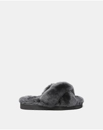 EVERAU - EverAU Ugg Leanna Double Faced Sheepskin Upper House Shoes
