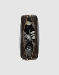 Republic of Florence - The Otto Chocolate Leather Dopp kit