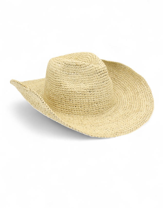 Morgan & Taylor - Rowyn Relaxed Cowboy Fedora in Natural