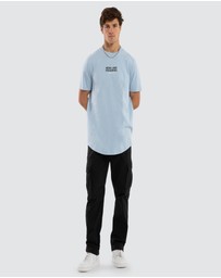 Nena & Pasadena - Linear Dual Curved Tee