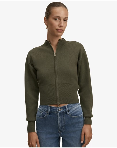Forever New - Hanna Zip Knitted Jacket