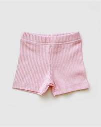 WITH LOVE FOR KIDS - Bike Shorts Wide Ribbed - Babies - Kids