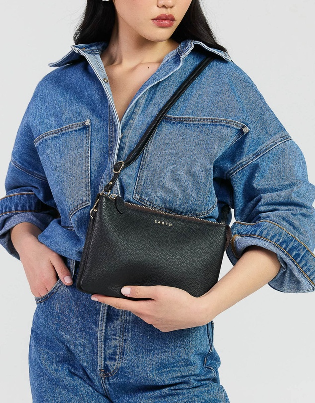 SABEN - Tilly's Big Sis Leather Cross-body Bag