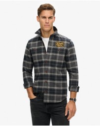 Superdry - Embroidered Check Overshirt