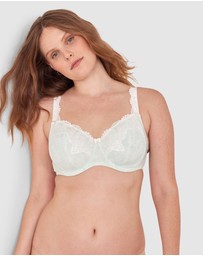 Bras N Things - Sapphire Full Coverage Underwire Bra-Print / Green