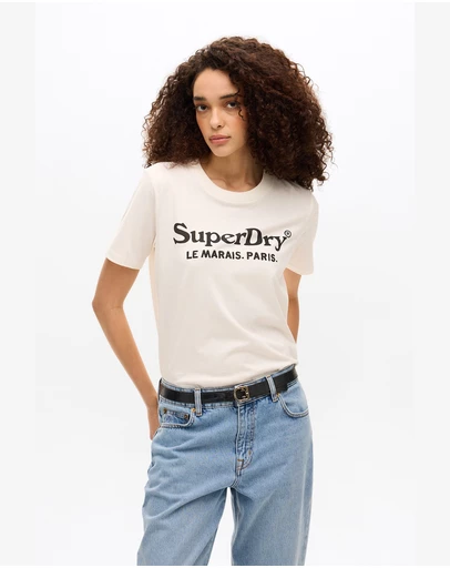 Superdry - Venue Metallic Graphic Tee