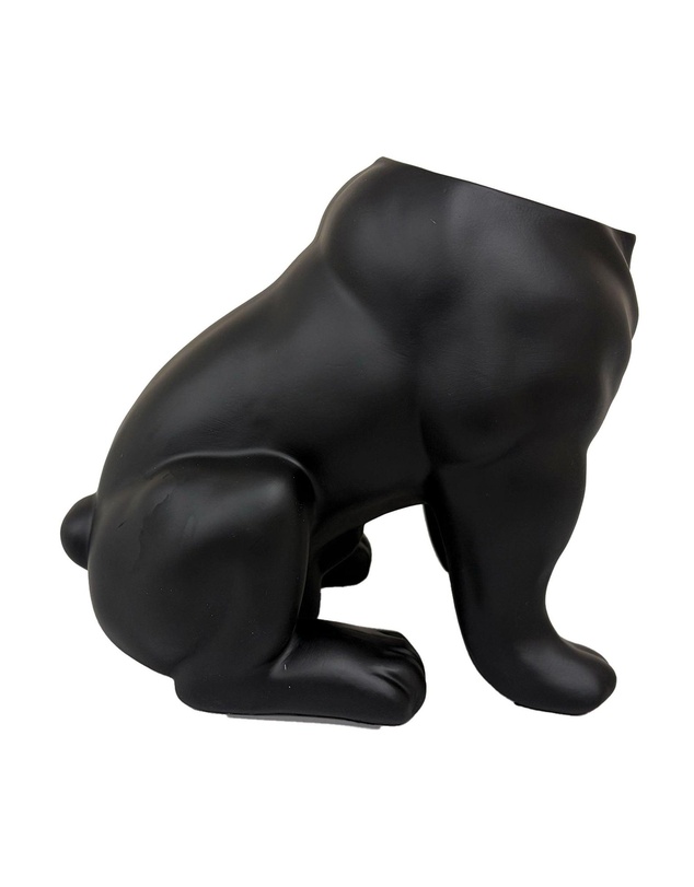 Urban Attitude - Urban Attitude Maggie Bulldog Planter - Matte Black