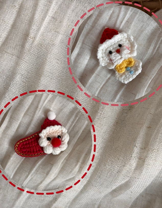 KAJA Clothing - Christmas-Santa Snuggle Clip 2pc