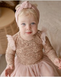 WITH LOVE FOR KIDS - Tulle Flutter Long Sleeve Tutu Onesie - Babies