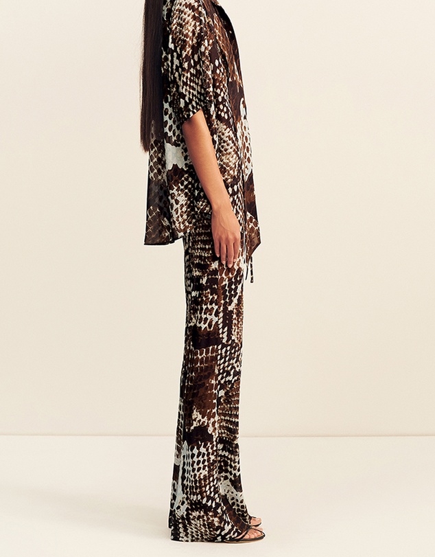 Shona Joy - Maia Sheer Drawstring Pants