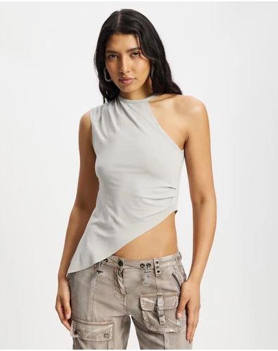 Jaded London - Asymmetric Strappy Top