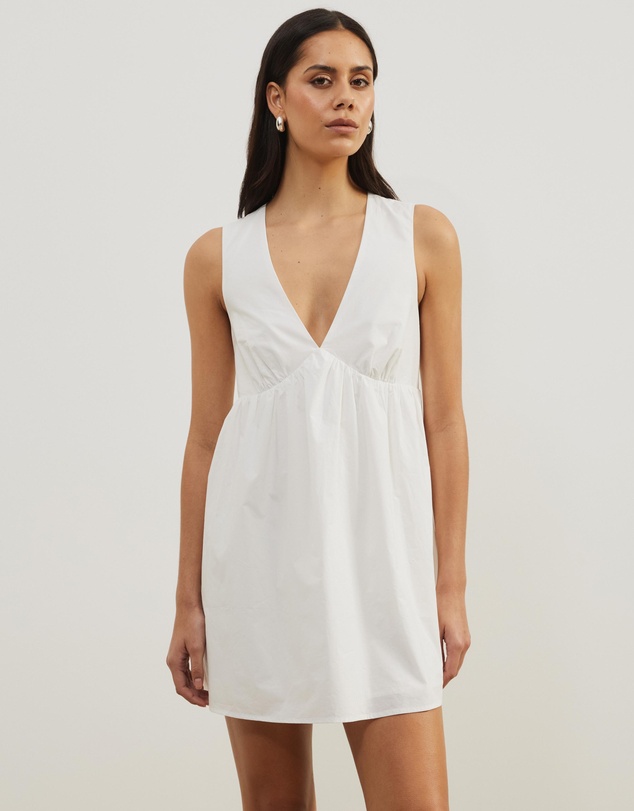 Atmos&Here - Louisa V-Neck Mini Dress