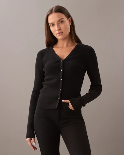 Calvin Klein Jeans - Slim Ribbed Cotton Cardigan