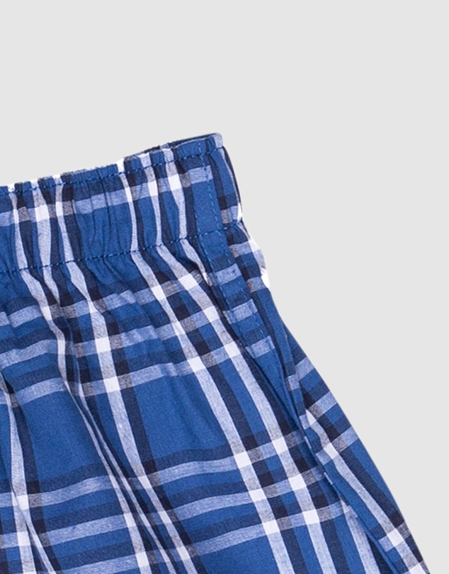 Mitch Dowd - Regular Check Yarn Dyed Boxer Shorts 3 Pack