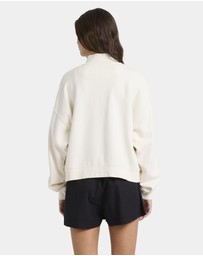 Roxy - Womens Movin Up Half Zip Fleece Jumper