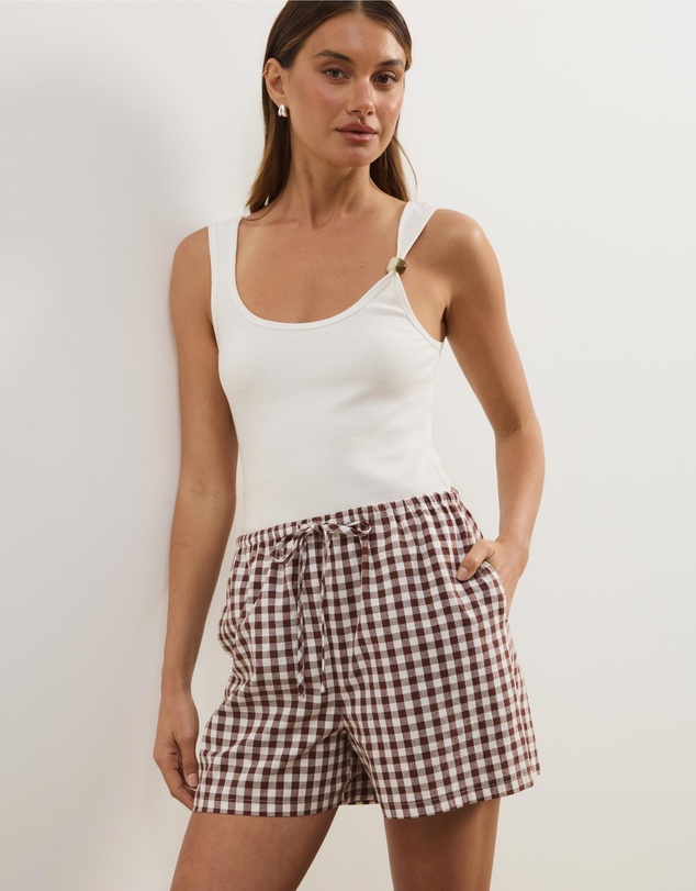Atmos&Here - Lydia Gingham Shorts