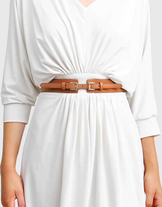 Belle & Bloom - London Fog Leather Waist Belt